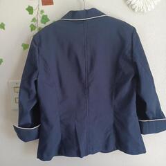 軽い紺色ジャケット　綿入りの画像