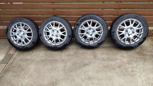 スタッドレスタイヤ・アルミホイール　軽自動車用　155/65R14　4本セット