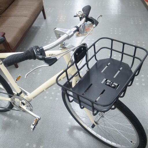 Cream 26インチ クロスバイク 外装7段変速 フレームサイズ470mm 中古