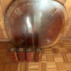 一枚板　座卓の画像