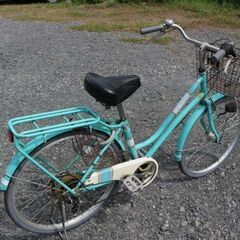 ２４インチ自転車　大人、子供兼用　オートライトの画像