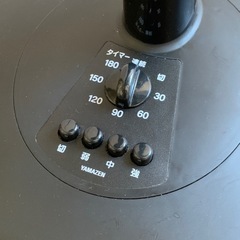 【2019年製】山善YAMAZENブラック扇風機YLT-C30黒色の画像