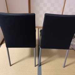 椅子　二脚　ニトリの画像