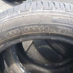 165/55R15☆２本で100円の画像