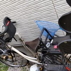 【お取引中】子供乗せ付き自転車