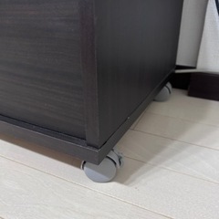 【無料】【差し上げます】ニトリ　テレビ台　ダークブラウン　の画像