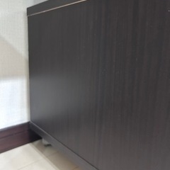 【無料】【差し上げます】ニトリ　テレビ台　ダークブラウン　の画像