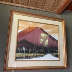 富士山の絵画