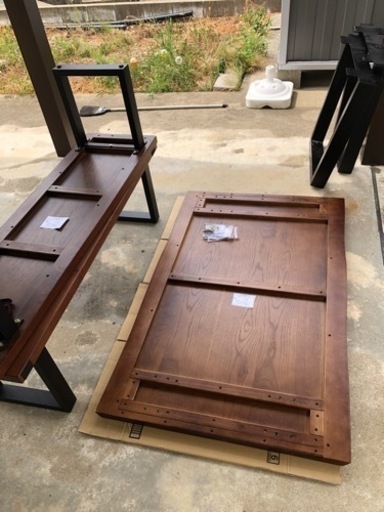 【取引決定】川口家具製作所　140  ダイニングテーブル　ダイニングベンチ 139cm