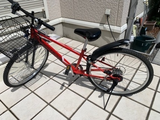 【美品】屋内保管 24インチ マウンテンバイク 6速変速