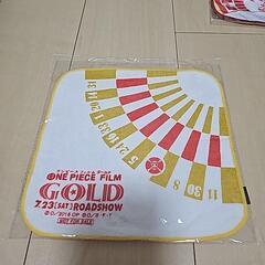 ONE PIECEハンカチ　非売品　ワンピースフィルムゴールドの画像