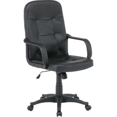 🌟激安‼️ 新品レザーチェアー HF-66 ブラック🌟G12