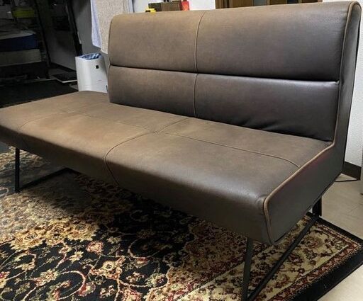 ベンチソファー　BENCH DINING SOFA　マルクト レザーテックス　ダイニングソファー