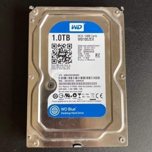 【WESTERN】HDD 1TB