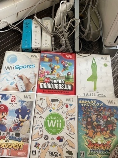 任天堂Wii本体&ボード.ソフト6本セット　すぐ遊べます