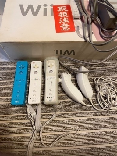 任天堂Wii本体&ボード.ソフト6本セット　すぐ遊べます