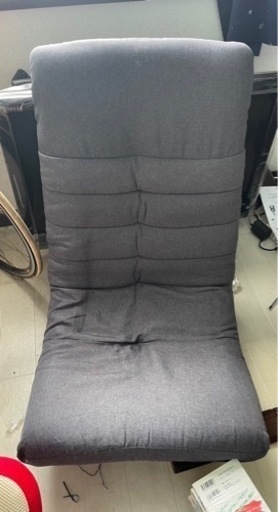 美品⭐️ニトリのリクライニング回転座椅子（グレー）