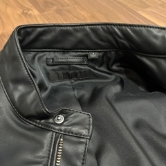 合皮　ライダースジャケットの画像