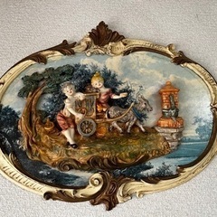 輸入品立体的な壁掛け　アンティーク