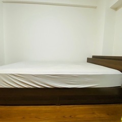 セミダブル_マットレス_フレーム美品_ニトリの画像