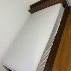 セミダブル_マットレス_フレーム美品_ニトリの画像