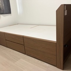 ニトリ　収納付きベット