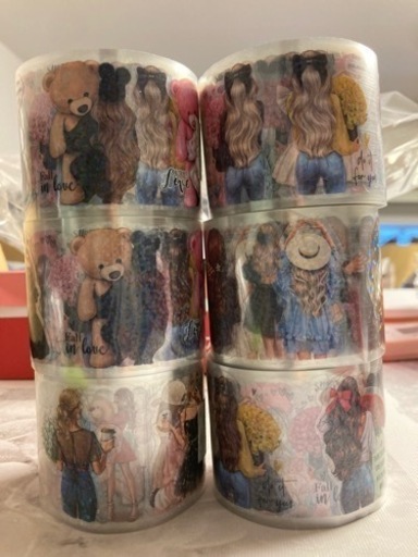 【ラスト1点】ホログラムPETロールシール6ロール