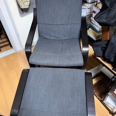 IKEA ポエング オットマン 椅子 足置き 足台(値引き交渉ok)