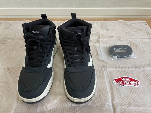 【また値下げしました！】ハイカットスニーカー【VANS】 ヴァンズ TYSON HI タイソンハイ V8615 BLACK/WHITE