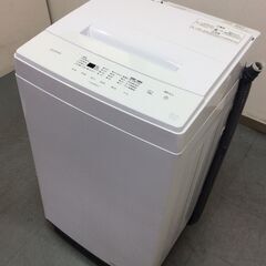 (12/24受渡済)YJT7440【IRISOHYAMA/アイリスオーヤマ 5.0㎏洗濯機】美品 2023年製 IAW-T503E 家電 洗濯 簡易乾燥付