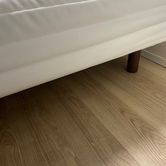 無印良品　脚付マットレス　セミダブルの画像