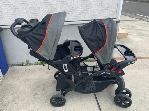 ベビートレンド2人乗りベビーカー　トラベルシステム