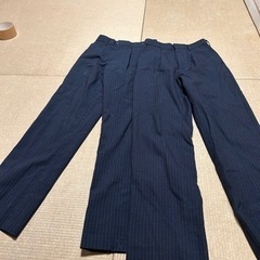 安倉中学の制服パンツ2枚➕学校指定リュック（小）の画像