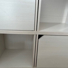 値下げしました　アイボリーの棚