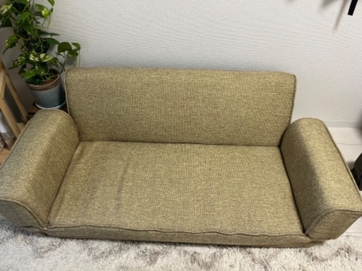 【受付終了】美品:LOWYA 2人がけソファ