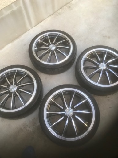 LEONISのホイール4本セット4穴16インチ(タイヤ溝無し)