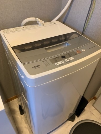 【引取限定】洗濯機 AQUA AQW-S45H(W)