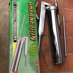グリースガン  AZ(エーゼット) 2ウェイ 400g  [手詰め/カートリッジ両用タイプ] グリースポンプ グリスガン　値下げ可の画像
