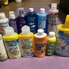 🐸カルキ抜き、Zicra Water、PSB、細菌性魚病用薬剤など(未使用)の画像