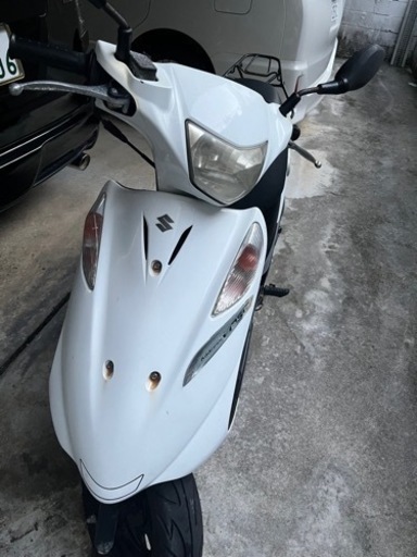 (お取引中)再投稿 アドレスv125 白 純正