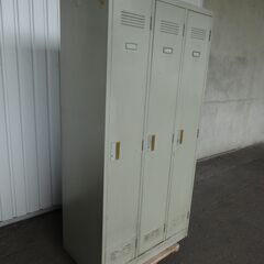 【お買い上げありがとうございました】ロッカー　スチール　グレー　...