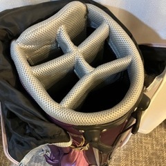 ゴルフレディースキャディバッグ（美品です）の画像