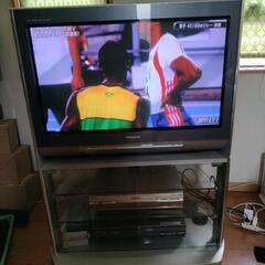 ✨美品 レア Panasonic 32型テレビ＆TV台の画像