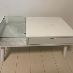ローテーブル ガラス センターテーブル おしゃれ テーブル 引き...