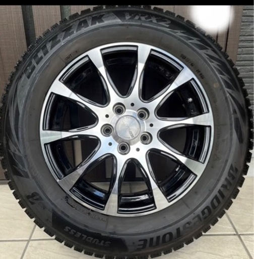スタッドレス アルミホイール195/65R15プリウス　4本BLIZZAK