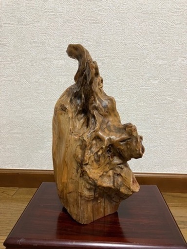 一刀彫　木彫り　仙人　一木彫　縁起物