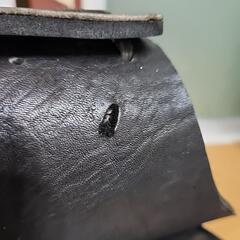 ⭐本皮⭐バイク用サドルバッグ⭐中古の画像