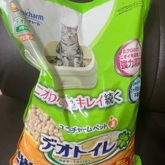 デオトイレ　猫砂2L + チュール14本の画像