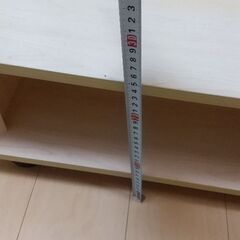 テレビ台 ベージュ 木目 ナチュラル 40×60×25の画像