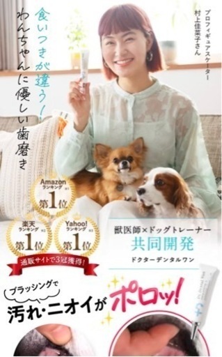 ＳＮＳで話題のドクターデンタルワン☆犬用歯磨きジェル☆新品